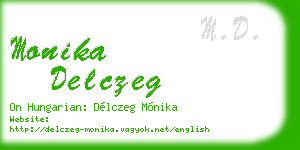 monika delczeg business card