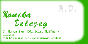 monika delczeg business card